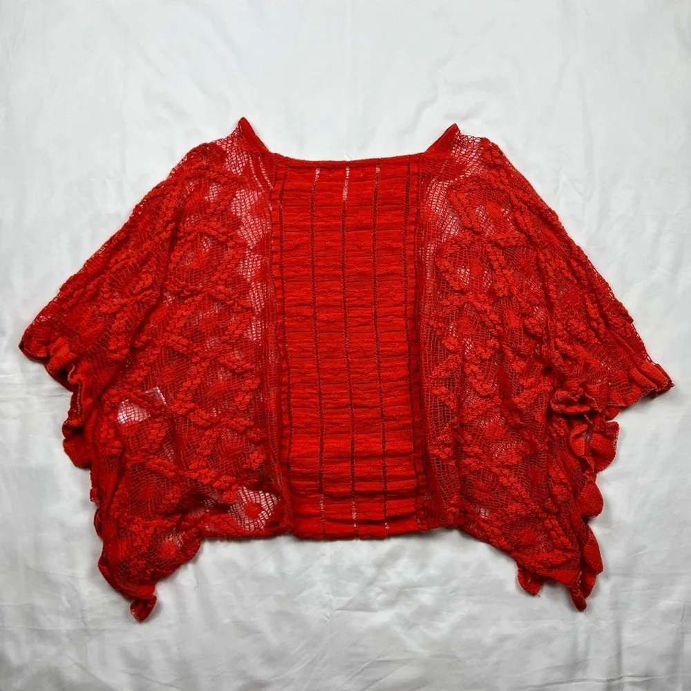 Free People Sunshine Crochet Kaftan